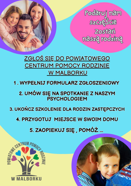 Zostań rodziną zastępczą!